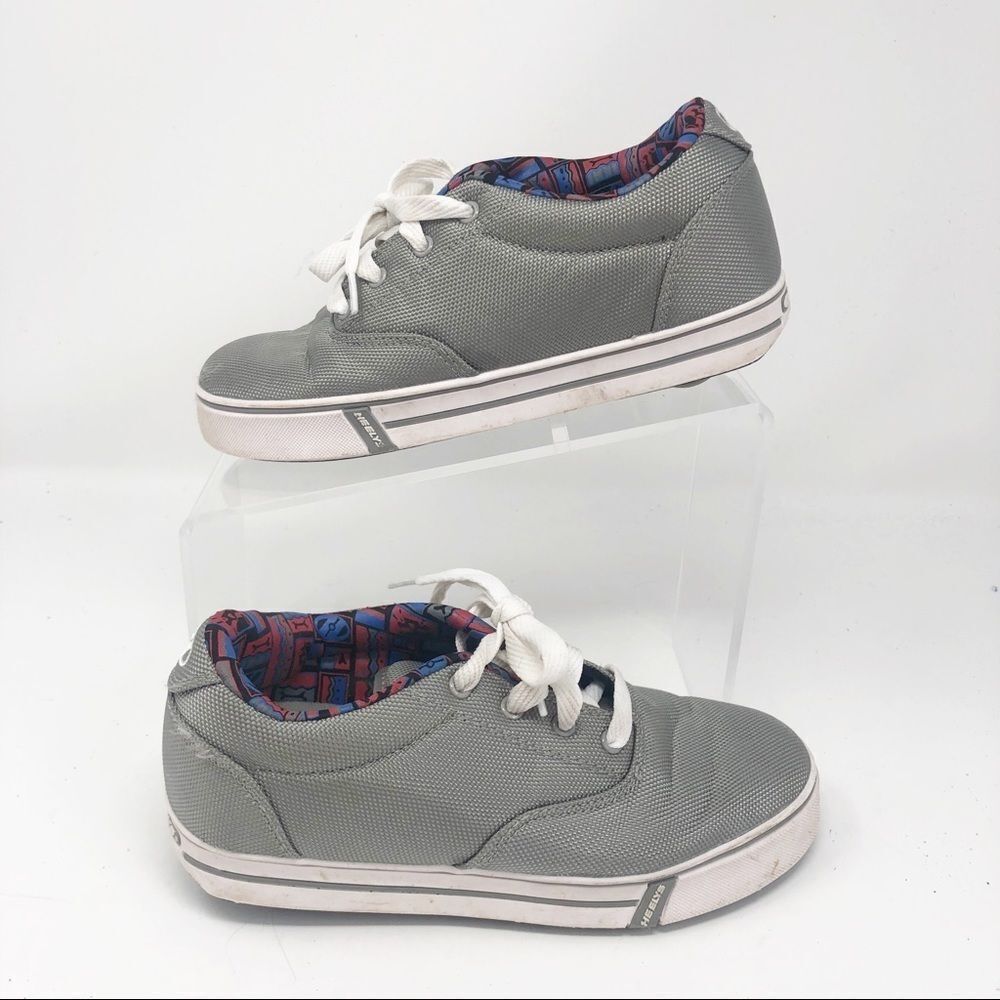 HEELYS | Gray Lace Up Sneakers Heely Wheels Kids 5